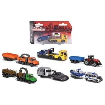 Imagen de Majorette Vehículo de Juguete con Remolque, Maqueta, Recibirá 1 entre 6 Coches al Azar, A partir 3 años (212053154)