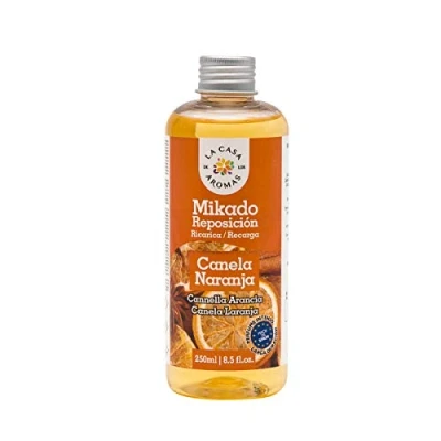 Imagen de La Casa de los Aromas Mikado Reposición Canela Naranja 250ml