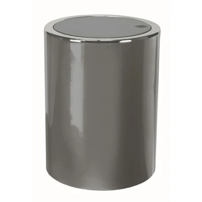 Imagen de Gedy Clap Papelera 5 l, Platino, 19x19x24.5 cm