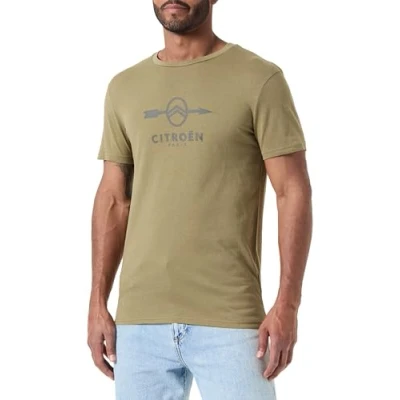 Imagen de CITROËN O103078 E093 Camiseta con Estampado de Flecha Ancha y C24S para Hombre Moss, Talla S, S