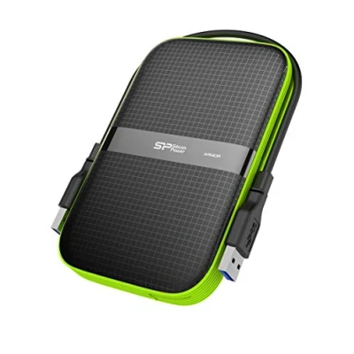 Imagen de Disco Duro Externo Silicon Power Armor A60 3.0 (3.1 Gen 1) 2000gb Negro, Verde