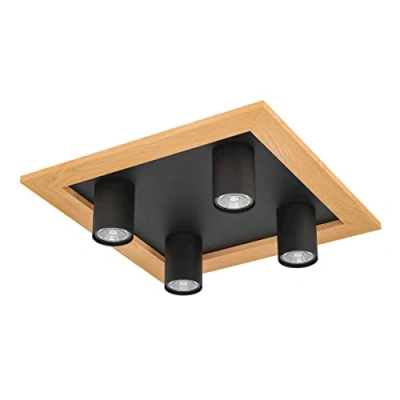 Imagen de EGLO Valcasotto 1 plafón LED con 4 focos