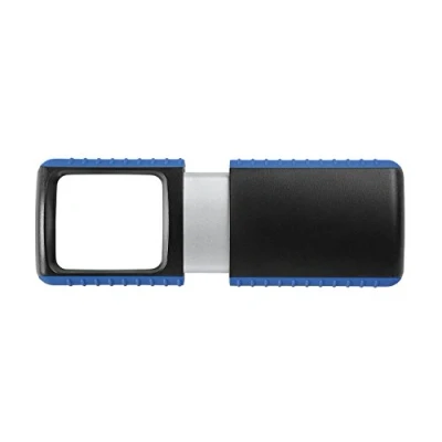 Imagen de Wedo Outdoor Lupa rectangular iluminada, con pilas, color azul