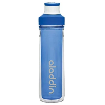 Imagen de Aladdin Active Hydration doppelwandige Trinkflasche, Blau Double Wall Water Bottle, Unisex, Azul, 0,5 l