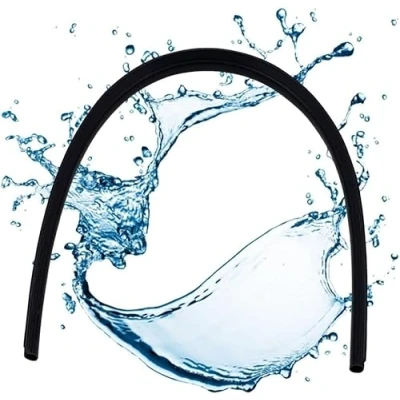Imagen de Lichtblau Burlete bajo puerta 2798 481246668912 color/negro para lavavajillas I apto Whirlpool Bauknecht Ignis etc. Repuesto de goma