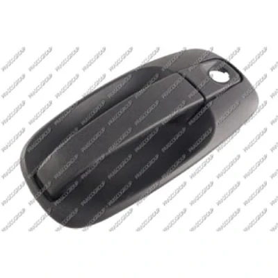 Imagen de PRASCO OP9328002 Manecilla de Puerta exterior, Delante, izquierda negro RENAULT: TRAFIC 2 Kasten, Bus, OPEL: Vivaro A Combi, Furgón