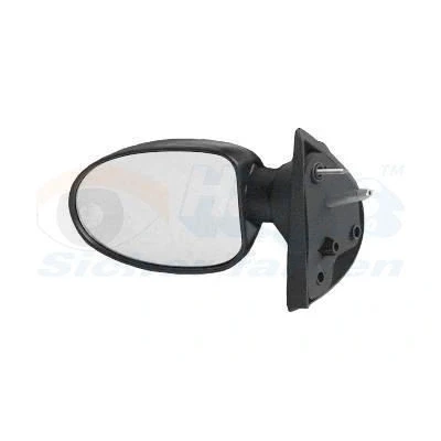 Imagen de espejo retrovisor Van Wezel 4342804 sin material de montaje derecha completo, convexo, ajustable desde interior, Ajuste por varillas norauto,