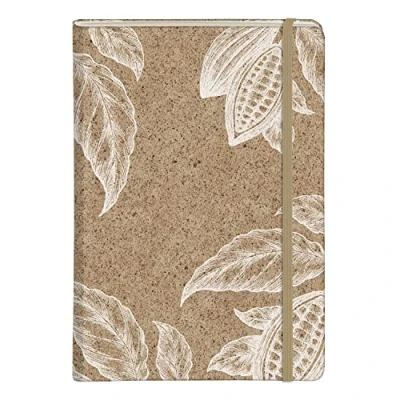 Imagen de Clairefontaine ES 83546C Una tapa de cuaderno rígida llena cáscaras cacao A5 14.8x21 cm 96 páginas rayadas 90g papel marfil Bolsillo fuelle 3 visuales, entrega aleatoria