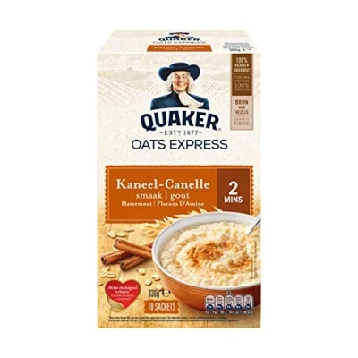 Imagen de Avena Con Canela Quaker De 10 x 33g Peso total 330 gramos