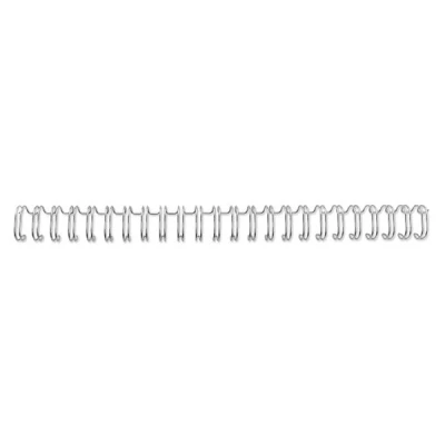 Imagen de GBC Canutillo wire encuadernación WireBind A5 24 plata 6mm (100) Sujetapapeles (Plata, 55 hojas, 100 pieza(s))