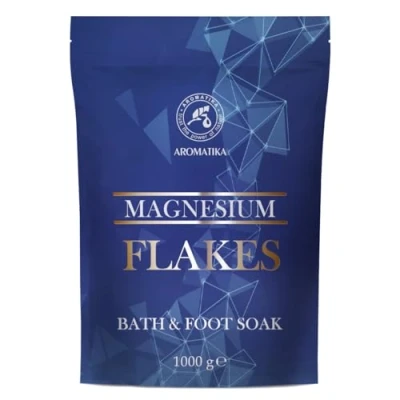 Imagen de Copos de Magnesio 1000g Baño Relajante Calmante y Alivia la Fatiga Relajación Cuidado Corporal Hidratación Piel Belleza