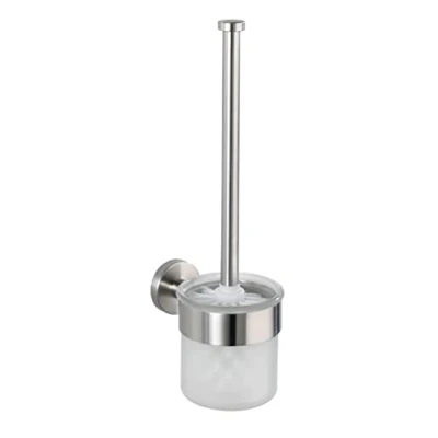 Imagen de WENKO Inodoro abierto Bosio acero inoxidable Mate incl. material de atornillado para montaje en pared