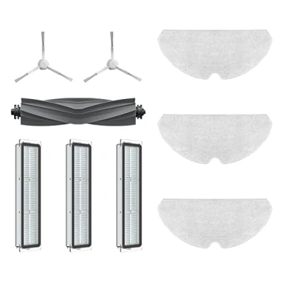 Imagen de Dreame D10s Robot Aspirador Kit de Accesorios, Incluye 2X Cepillos Laterales, 3X Filtros Polvo, Paños Mopa, 1x Cepillo Principal, Accesorios Originales