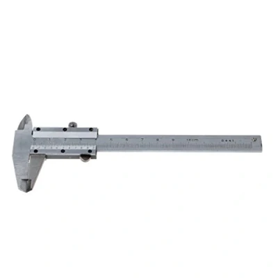 Imagen de Mini calibrador Vernier de 0 a 100 mm bolsillo acero inoxidable para maquinista métrico Calibre digital Medición deslizante Cortador Regla doble escala Micrómetro impermeable