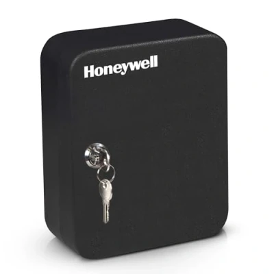 Imagen de Sam Works UK Honeywell Caja de Seguridad Acero 6105 Llaves, 0.07 pies cúbicos, Color Negro, 24 Hook