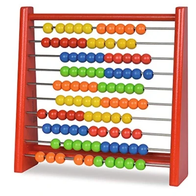 Imagen de Eichhorn Ábaco de Madera con 100 Bolas Colores, para Niños a Partir 3 años