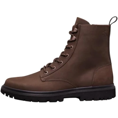 Imagen de Calvin Klein Jeans EVA BOOT MID Laceup Rebellious Botines con cordones, Hombre, Talla: 44, Dark brown Zapatos