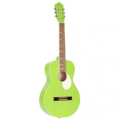 Imagen de ORTEGA Gaucho Series Guitarra Acústica de 6 Cuerdas Manzana Verde + Bolsa, RGA GAP