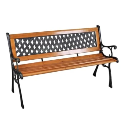 Imagen de Acomoda Textil Banco de Madera para Jardín, Terraza o Patio 2 Plazas con Respaldo y Reposabrazos. Cómodo, Resistente Ergonómico Interior Exterior 125X52X73 CM. NO Incluye COJÍN