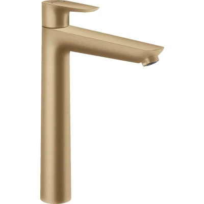 Imagen de Hansgrohe Talis E Grifo monomando de lavabo 240 con vaciador automático, bronce cepillado, 71716140