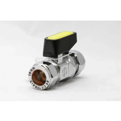 Imagen de Team Controls Mini válvula de bola palanca gas 8 mm, aislamiento aprobada por