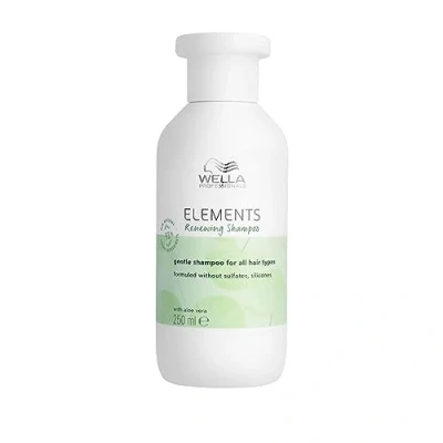Imagen de Wella Professionals Elements Champú Renovador Brillo y suavidad para el cabello Sin Siliconas ni Sulfatos Con Aloe Vera 250ml