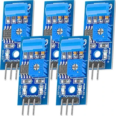 Imagen de AZDelivery 5 x SW420 Módulo Sensor de Vibración Compatible con Arduino E Book Incluido!