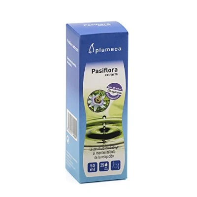 Imagen de PLAMECA Pasiflora Extracto en Gotas, Favorece la Relajación del Sistema Nervioso y el Sueño, Mejora Estado de Ánimo, sin Alcohol Azúcares Glucogénicos, Con Fructuosa Ácido Cítrico 50 ml