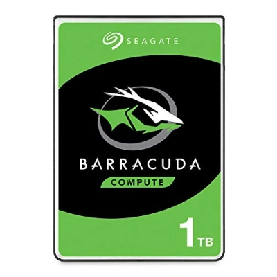 Imagen de Seagate Technology Disco duro interno BarraCuda, 1 TB, 2,5 pulgadas, SATA 6 Gb/s, 5400 RPM, 128 MB de caché, para PC y portátil, FFP (ST1000LM048)