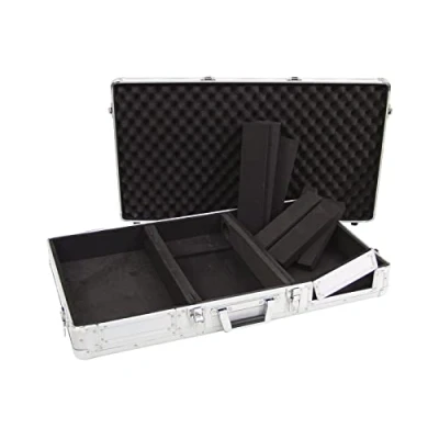 Imagen de Omnitronic Professional DJ Flight Case in Alluminio. per Due CD Player e una Console da 10 &quot;Mix DJ. Dimensioni 840x470x155 mm.