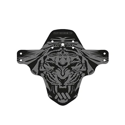Imagen de All Mountain Style Guardabarros delantero Protege a tí y tu bicicleta, Gris/Tigre