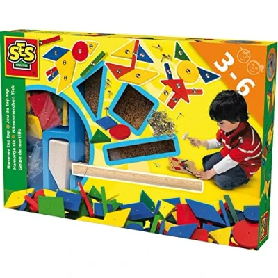 Imagen de SES 941 Martillo Hammer Tic original para niños SES, Multicolor (00941) , color/modelo surtido