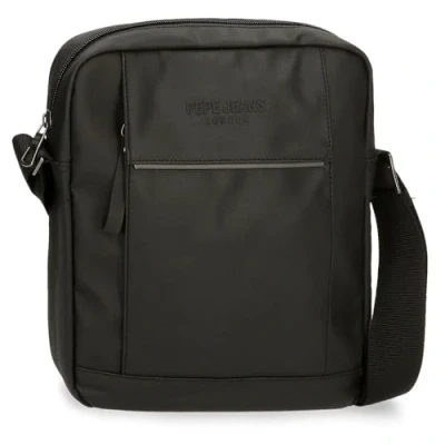 Imagen de Pepe Jeans Dortmund Bandolera Portatablet Gris 23x27x7 cms Algodón, Poliéster y PU. 4,35L by Joumma Bags