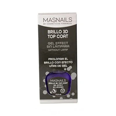 Imagen de Masnails Brillo 3D Top Coat Gel Effect 13.5 ml