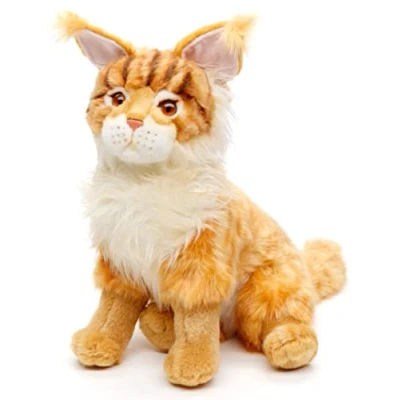 Imagen de Uni Toys Gato Maine Coon, Sentado (marrón) 30 cm (Altura) de Peluche