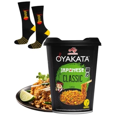Imagen de soxo Oyakata Sopa Instantánea Calcetines Hombre Divertidos Algodon Regalos Originales 40 45 Classic