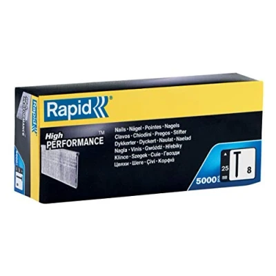 Imagen de Rapid 40014272 Clavo 8 25 mm. 5M 18Ga en Caja, Plateado