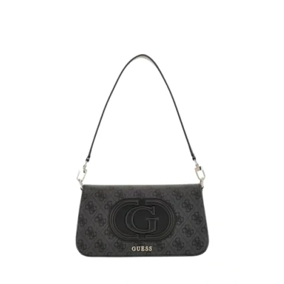 Imagen de Guess Mietta FLAP Shoulder BAG Bandolera, Mujer, Talla: One Size, Coal/black