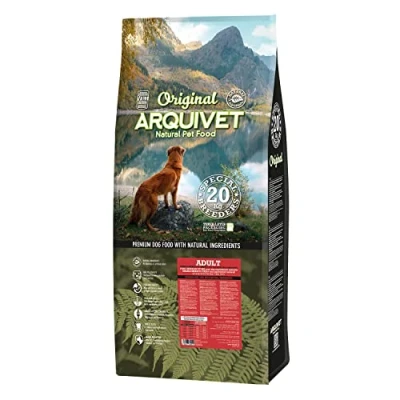 Imagen de Arquivet Original 20 Kg Pienso para Perros Adultos Cerdo ibérico y arroz Comida Alimento seco Saludable Alimentación Canina