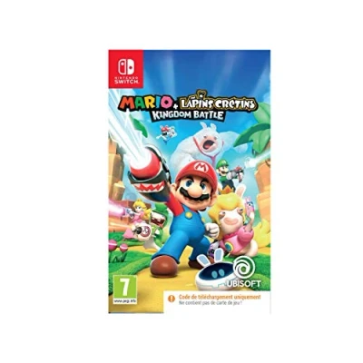 Imagen de Mario + The Lapins Crétins Kingdom Battle Code In Box Nintendo Switch [Importación francesa]