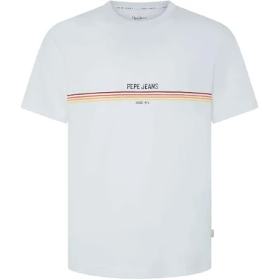 Imagen de Pepe Jeans ADUR Camiseta estampada, Hombre, Talla: Large, White