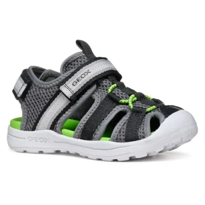 Imagen de Geox J VANIETT Boy A, Sandalia, Dk Grey/Green, 36 EU