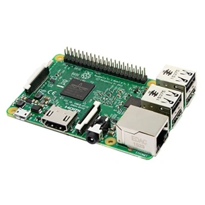Imagen de Melopero Raspberry Pi 3 Model B, CPU Quad Core 1,2GHz Broadcom BCM2837 64bit , 1GB RAM, WiFi, Bluetooth BLE, plata