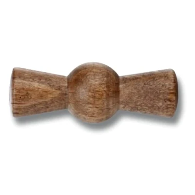 Imagen de Fontini 30967211 Recambio Lazo Rotativo Garby en Madera de Haya Envejecida con Tornillos Patiné