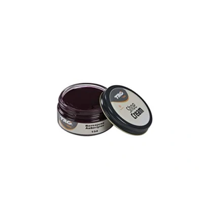 Imagen de TRG The One 154 Crema para calzado y complementos de piel sintética 50 ml, Morado (154 Aubergine)
