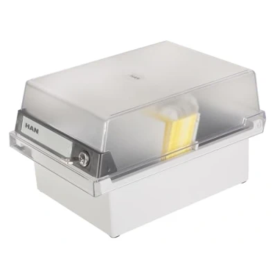 Imagen de Han Bürogeräte Card Archivador de fichas tamaño A6 77 x 140 250 mm color gris
