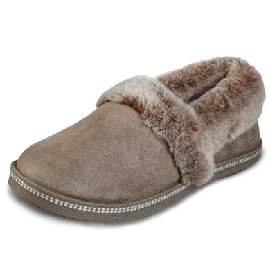 Imagen de Skechers COZY CAMPFIRE TEAM TOASTY, Zapatilla baja para Mujer, Chestnut Microfiber Suede/ Faux Fur Line, 38.5 EU