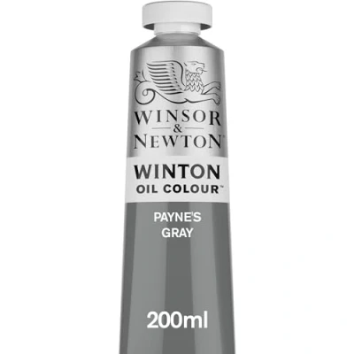 Imagen de Winsor &amp; Newton Winton Tubo de Pintura al Óleo, 200 ML, Gris (Gris Payne)