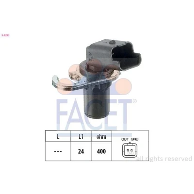 Imagen de FACET 9.0293 Sensor de Cigueñal Made in Italy OE Equivalent PEUGEOT: 206 Hatchback, 307 SW, 407 Berlina, CITROËN: C4 Picasso 1, Xsara