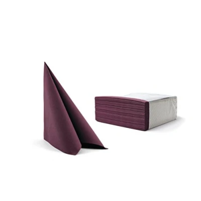 Imagen de Alvotex Chic Airlaid Servilletas de Tela (50 Unidades), Morado, 40 x cm